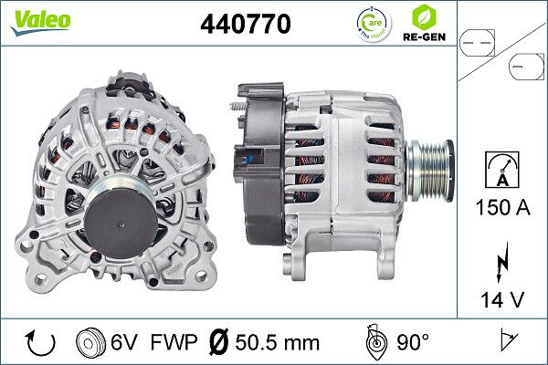 VALEO Dynamo / Alternator 440770