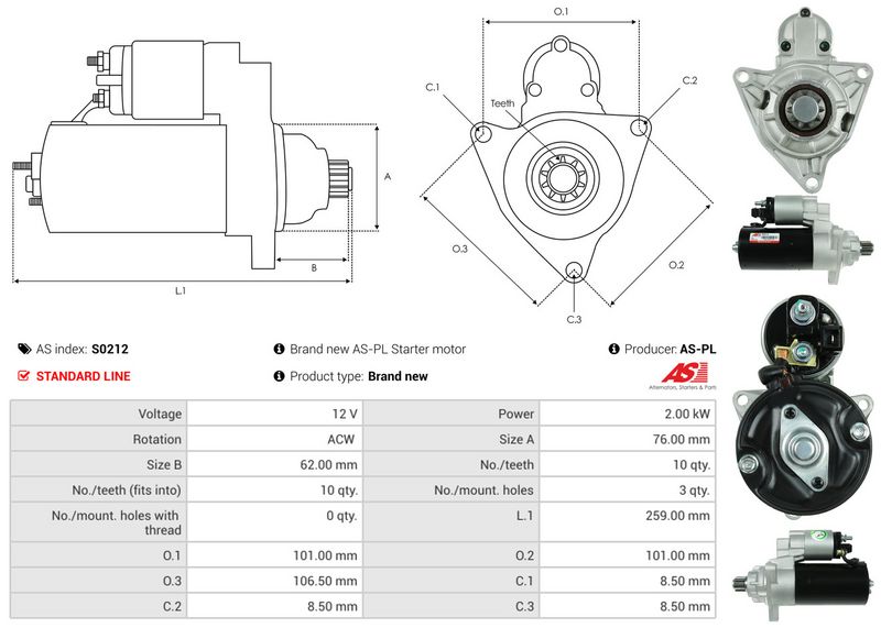 AS-PL S0212 Starter
