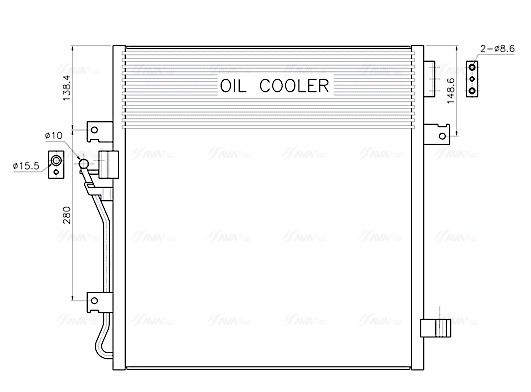 AVA QUALITY COOLING kondenzátor, klíma JE5091
