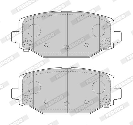 desky brzdové FIAT, CHRYSLER FDB4778