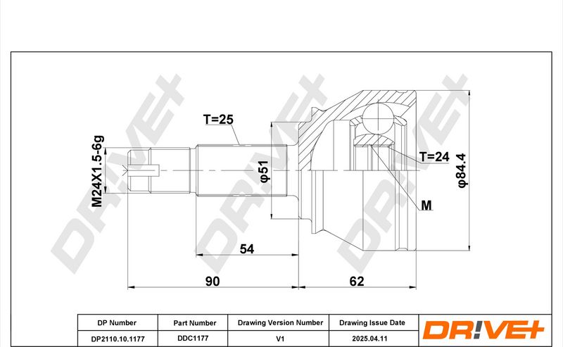 Set articulatie, planetara DP2110.10.1177 Dr!ve+