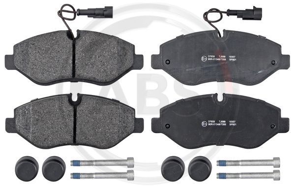 AutoMentum AM23587.5 Brake Pad Set 4 Pieces for Volkswagen Polo (6R1 6C1  601 603) 2009- Front Axle and Other Vehicles : : Automotive