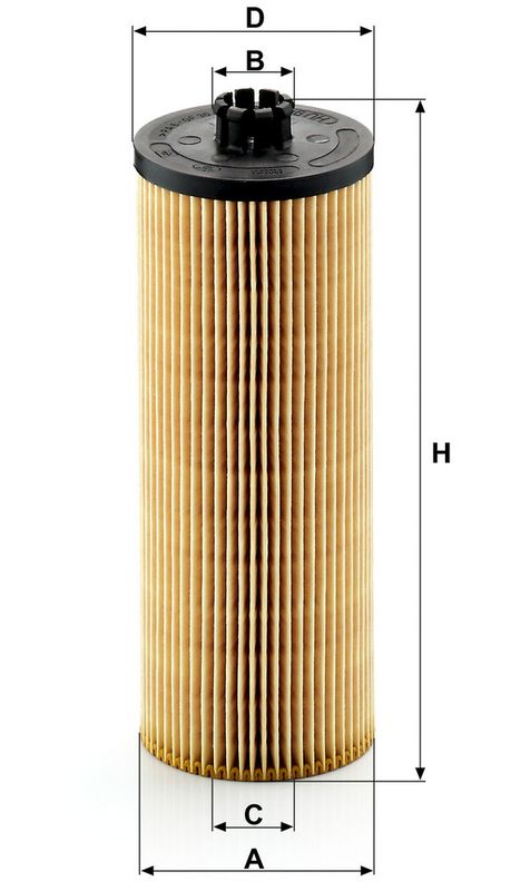 Oliefilter (patroon) past: MAN E2000, F2000, F90, TGA  STEYR E2000  DEUTZ FAHR AGROPLUS, AGROTRON, AGROTRON K BF4M2012C-E2866DF01