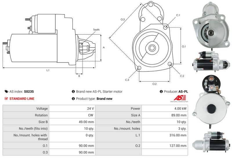 AS-PL S0235 Starter
