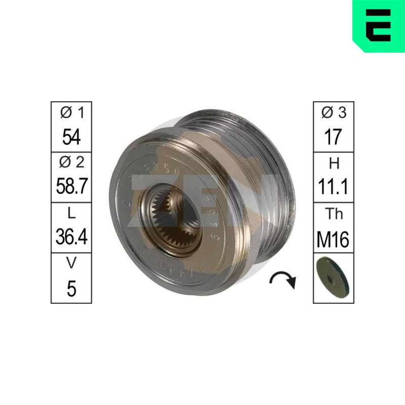 Механізм вільного ходу генератора, Era ZN5455