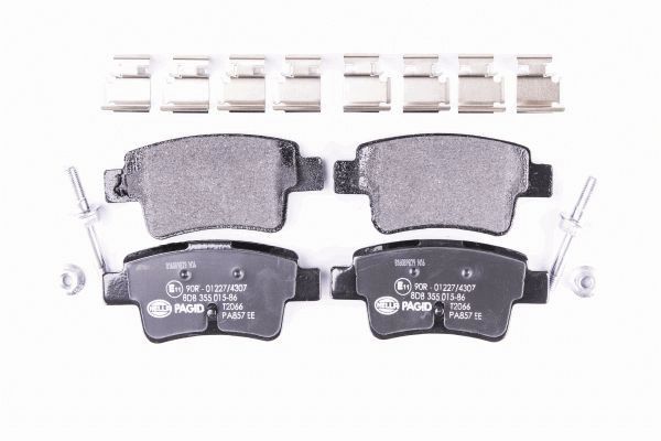 HELLA PAGID 8DB 355 015-861 Brake Pad Set, disc brake