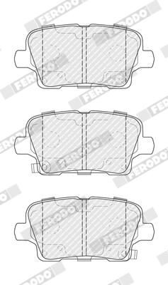 FERODO FDB5202 Brake Pad Set, disc brake