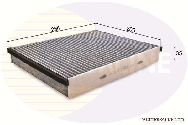 Фільтр, повітря у салоні, Comline EKF375A