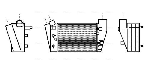 Intercooler, échangeur AVA QUALITY COOLING AIA4188