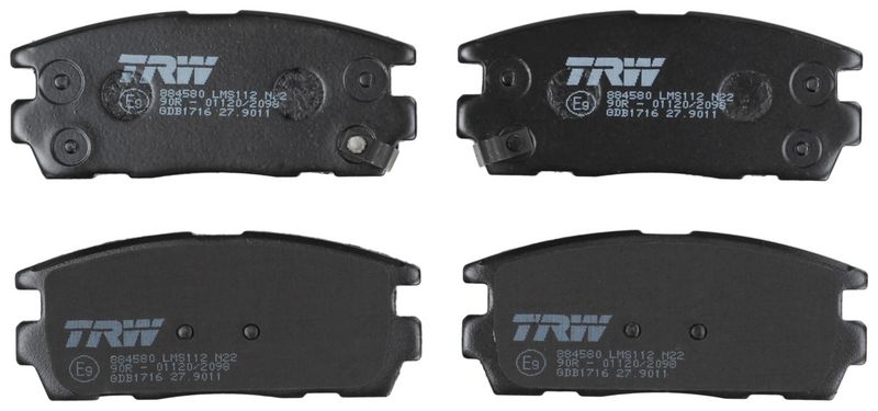 TRW GDB1716 Brake Pad Set, disc brake