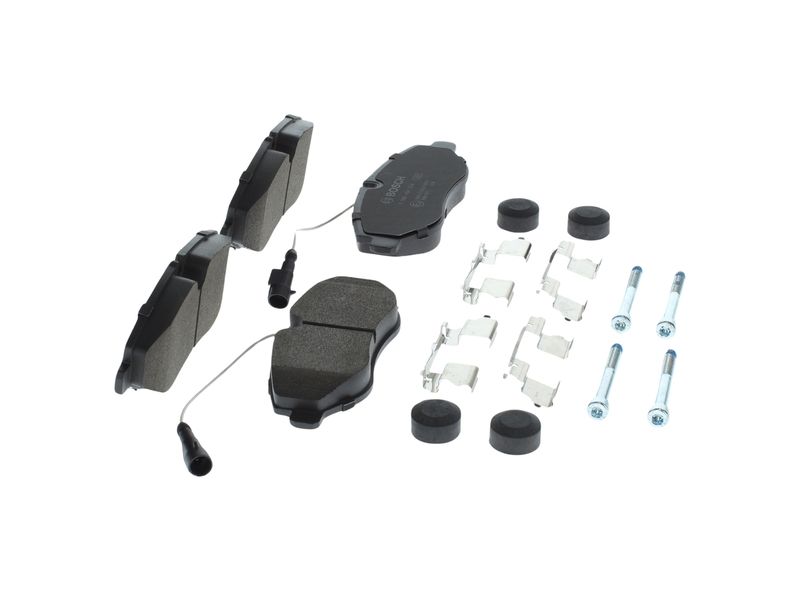 Piduriklotsi komplekt, ketaspidur, BOSCH 0 986 494 334