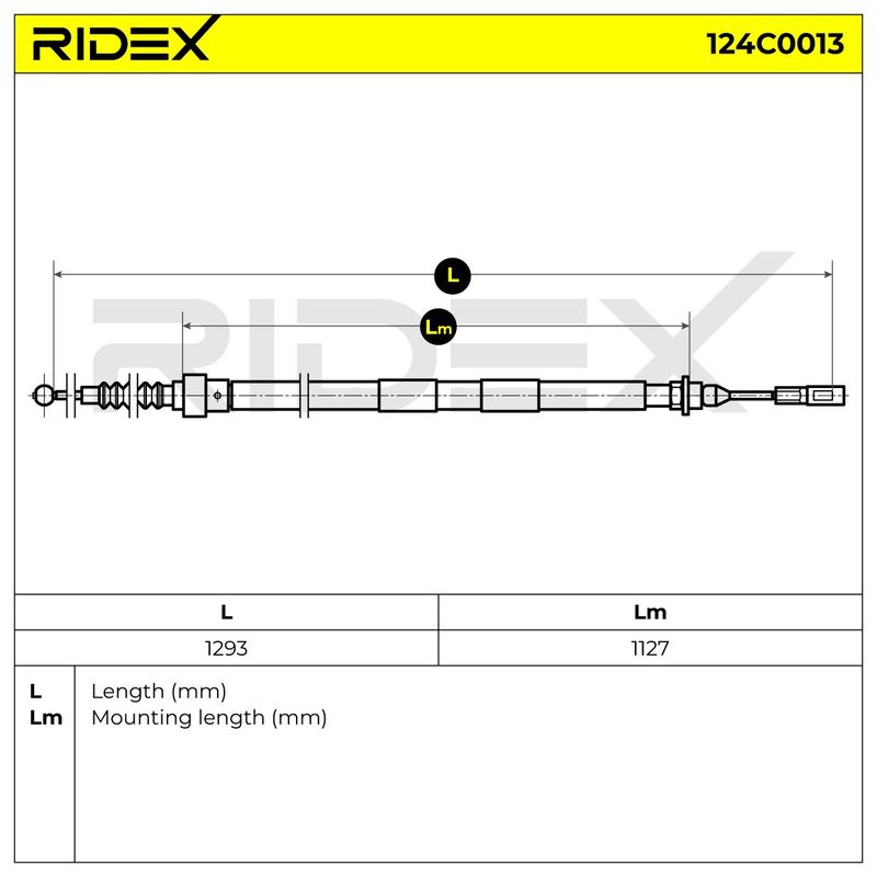 жило, ръчна спирачка RIDEX