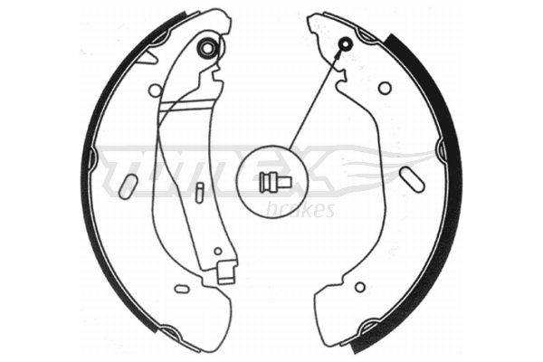 TOMEX Brakes fékpofakészlet TX 20-95