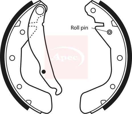 APEC Brake Shoe Set SHU494