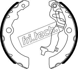 fri.tech. fékpofakészlet 1111.252