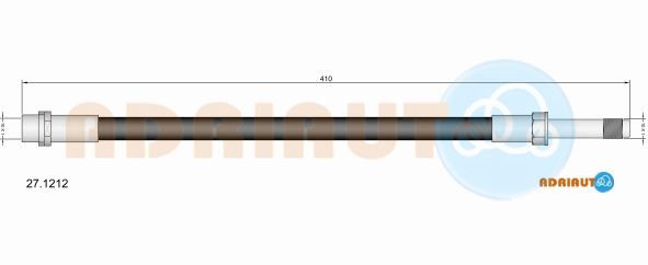 Гальмівний шланг, Adriauto 27.1212