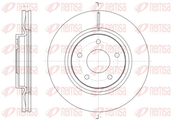Гальмівний диск, Remsa 61580.10
