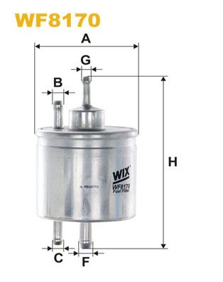 Фільтр палива, Wix Filters WF8170