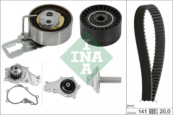 Schaeffler INA Vízpumpa + fogasszíj készlet 530 0698 30