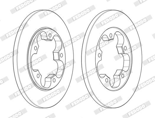 Disque+de+frein FERODO DDF2484C