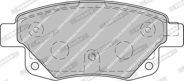 FERODO FVR1930 Brake Pad Set, disc brake