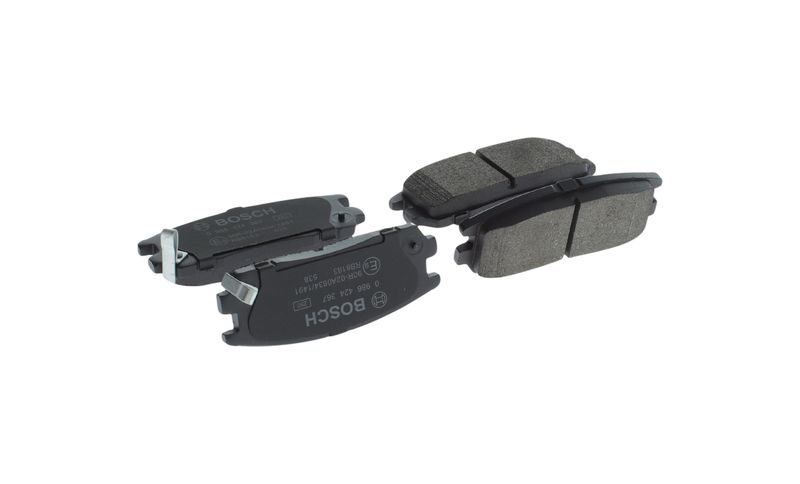 Piduriklotsi komplekt, ketaspidur, BOSCH 0 986 424 367