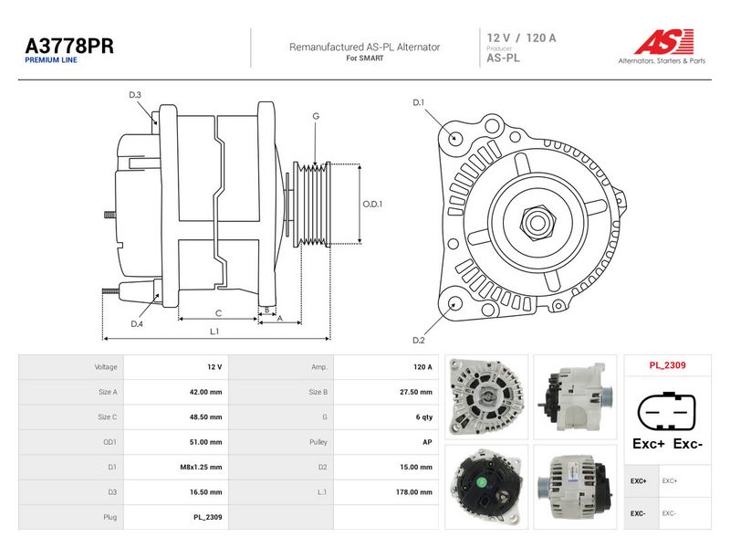 Prekės atitinka OEM kodą: A0061519001