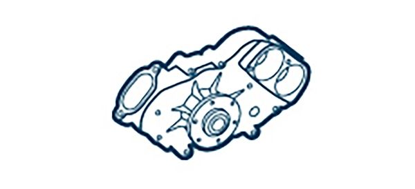 Vodní čerpadlo, chlazení motoru 02 2000 267600