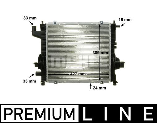 WILMINK GROUP hűtő, motorhűtés WG2182717