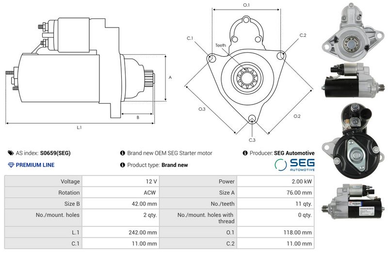 AS-PL S0659(SEG) Starter