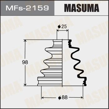 Комплект пилозахисний, приводний вал, Masuma MFS-2159