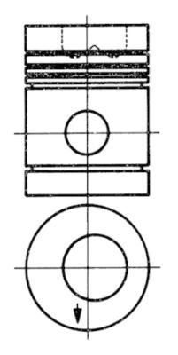 Product Image - Zuiger - 91353600 - KOLBENSCHMIDT