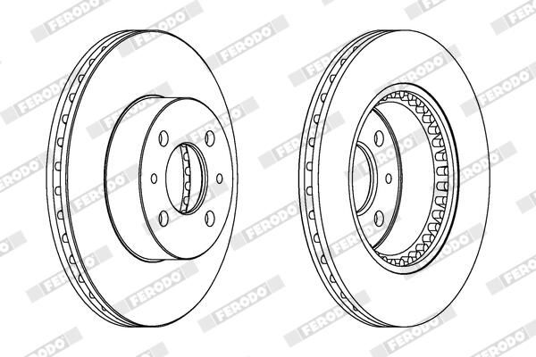 FERODO DDF1006 Brake Disc