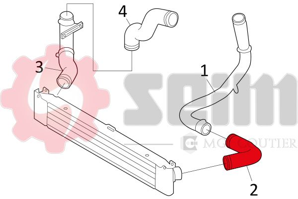 SEIM 981160 Charge Air Hose