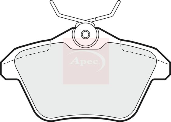 APEC Brake Pad Set, disc brake PAD943