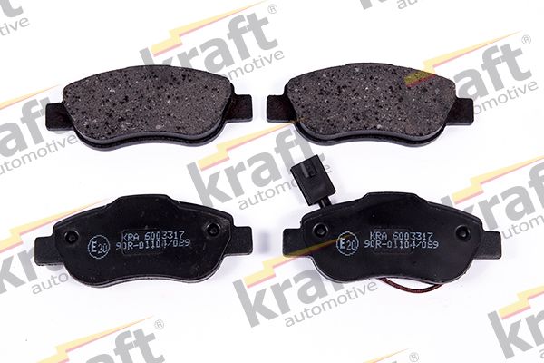 KRAFT Automotive 6003317 Stabdžių trinkelių rinkinys, diskinis stabdys