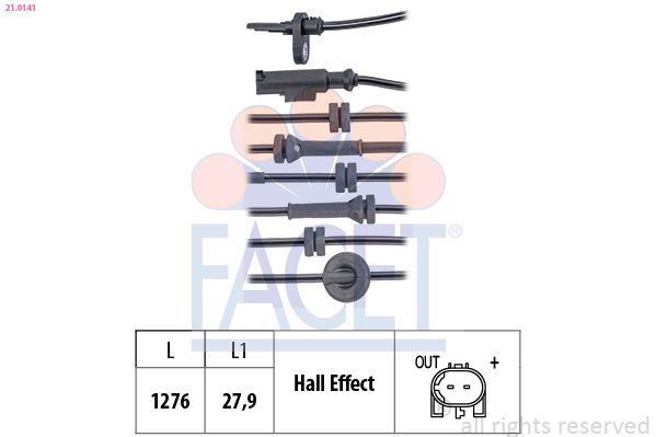 FACET Wielsnelheidssensor 21.0141