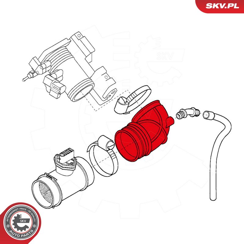 Õhutoru, õhufilter, ESEN SKV 24SKV438