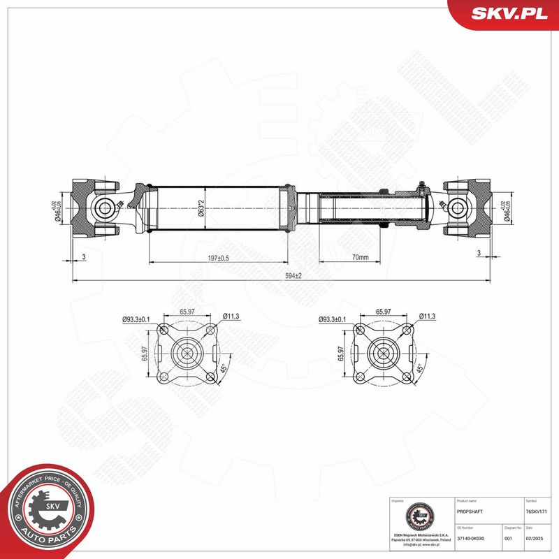 Veovõll, ESEN SKV 76SKV171