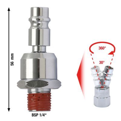 Piesa de conexiune/distributie, aer comprimat KS TOOLS 515.3395