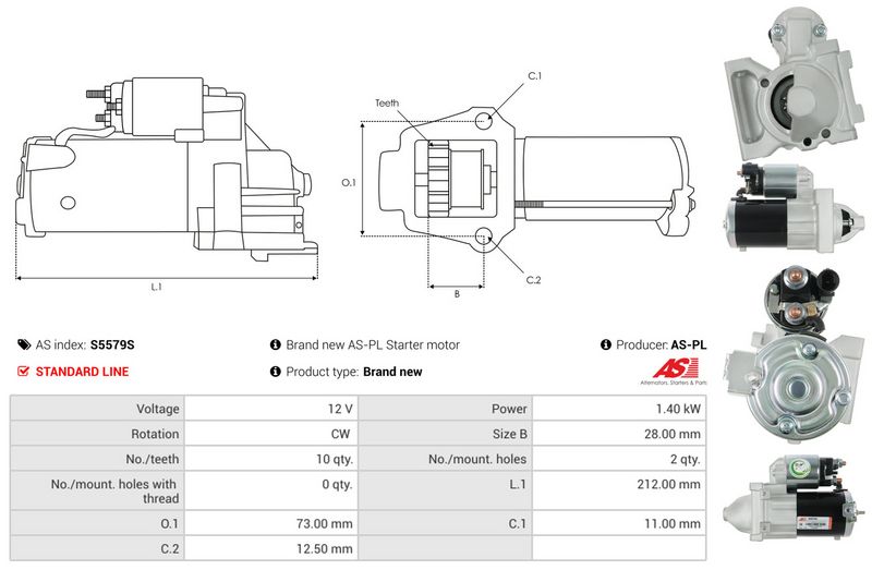 AS-PL S5579S Starter