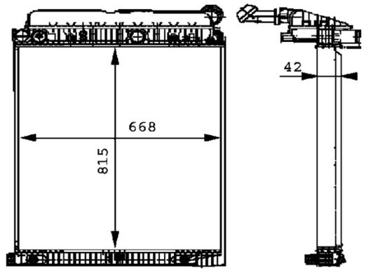 MAHLE CR 673 000P Radiator, engine cooling