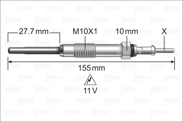 VALEO Gloeibougie 345238