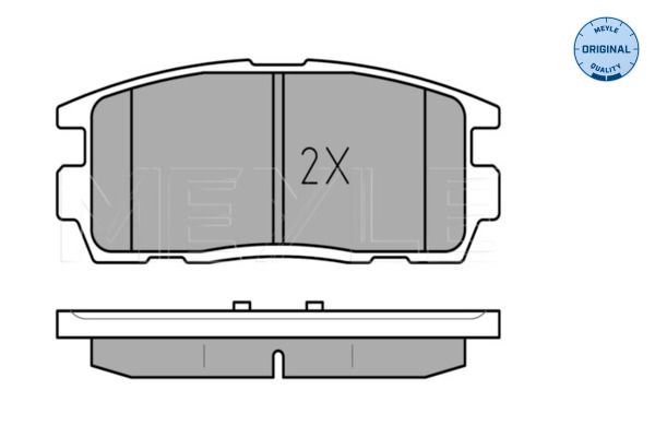 MEYLE 025 244 9815/W Brake Pad Set, disc brake