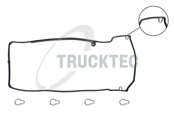 TRUCKTEC AUTOMOTIVE 02.10.121 - Vožtuvų dangtelio tarpinių komplektas