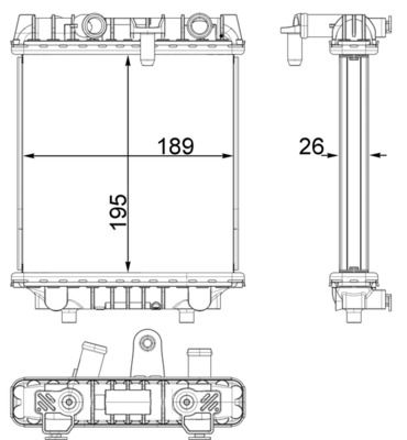 Радиатор SKODA SUPERB III MK3 2.0 OCTAVIA