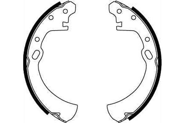 TRW GS8589 Brake Shoe Set
