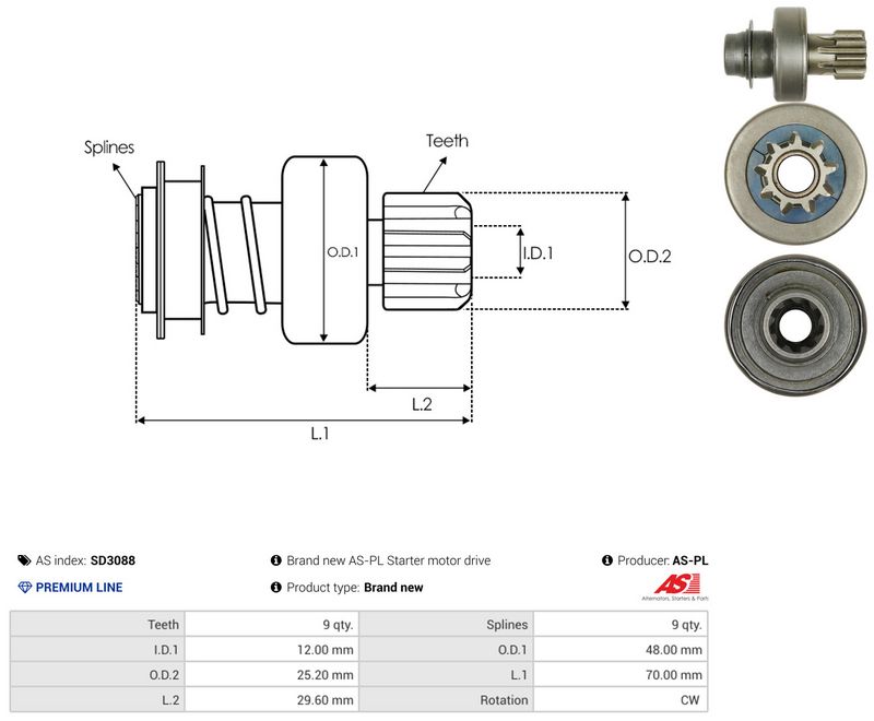 Vabajooks, starter, AS-PL SD3088