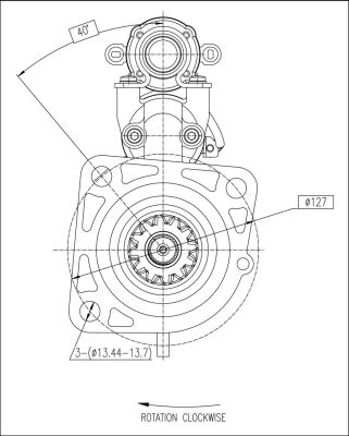 Startér M90R3539SE