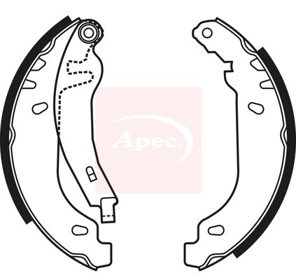 APEC Brake Shoe Set SHU660